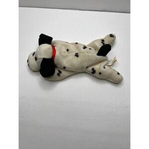 Bean Bag Puppy With Red Ribbon Collar